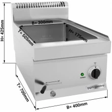 Марміт Bainmarie 1x GN1/1 GGM Gastro