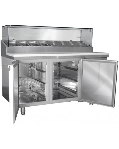 Стіл холодильний для піци BRILLIS BMN155-R290