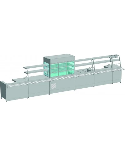 Прилавок для столових приборів ПУ VSOP МАЙСТЕР 304/304 600