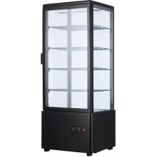 Шафа-вітрина холодильна EWT INOX RT98B black