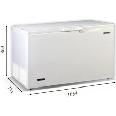 IRAKLIS 56 (515л) Морозильна скриня з глухою кришкою CRYSTAL Греція