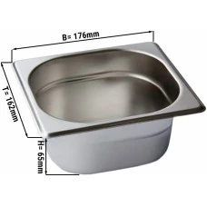 Гастроємність GN 1/6 - глибина: 65 мм GGM Gastro