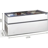 CRYSTALLITE 15 (600л) Морозильна бонета CRYSTAL S.A. Греція