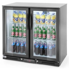 Шафа холодильна, 2-дверна 228 Л - 230V / 215W - 2/10˚C - 900x500x(H)900 mm