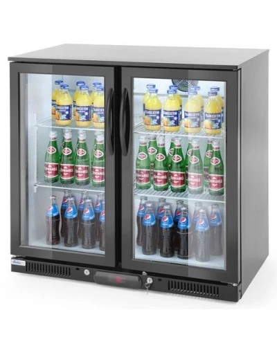 Шафа холодильна, 2-дверна 228 Л - 230V / 215W - 2/10˚C - 900x500x(H)900 mm