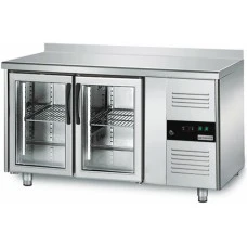Холодильний стіл ECO - 1,36 x 0,7 m - 2 скляних дверей GGM Gastro