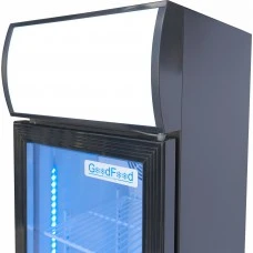 Шафа холодильна для напоїв GoodFood BC160BW2LEDCOL чорна-біла