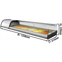 Вітрина холодильна Tapas для 4 x GN 1/3 GGM Gastro