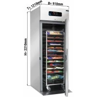 Морозильна шафа з гастро шпилькою (GN 2/1 + EN 600x400) - 700 Л - 1 двері GGM Gastro