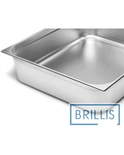 Гастроємність Brillis н/ж сталь GN 2/1-150 мм (650x530x150мм)