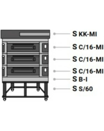 Піч для піци S105E Icon 3/S (Moretti Forni)