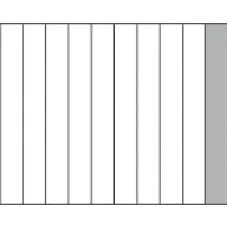 Решітка Waico 10 делений 50x400