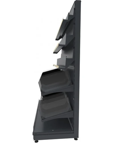 Кондитерський торговий стелаж FVSP-4 (1815х1200) комбінований