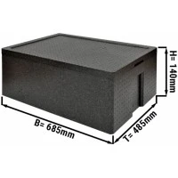 Термоконтейнер Maxi 80 розм. 685 x 485 x 140 мм GGM Gastro