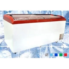 Морозильна скриня (лар) зі скляними стулками JUKA М800S (Польща)
