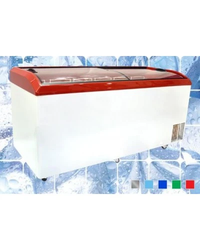 Морозильна скриня (лар) зі скляними стулками JUKA М800S (Польща)