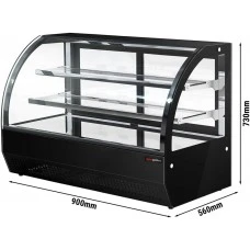 Холодильна настільна вітрина - 140 л GGM Gastro
