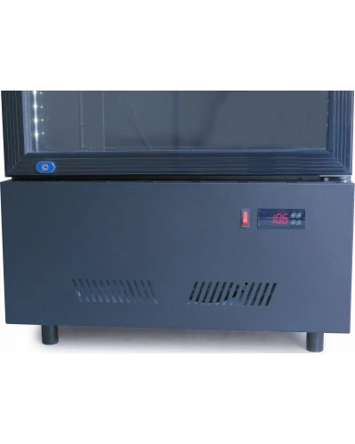 Шафа холодильна для напоїв GoodFood BC360NBB2LED чорна-чорна