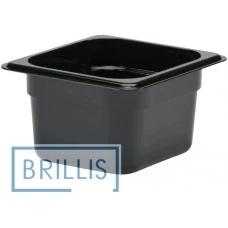 Гастроємність РС 1/6-100 мм з полікарбонату Brillis (159х173х100) чорна