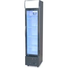 Шафа холодильна для напоїв GoodFood BC160BW2LEDCOL чорна-біла