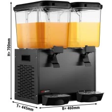 Диспенсер для соку - 2 x 18 л GGM Gastro