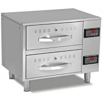Теплова шафа з 2 шухлядами - 0,82 m - GN 1/1 GGM Gastro