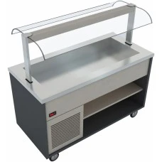 Холодильна витрина - 1,6 x 0,8 m - 4x GN 1/1 GGM Gastro