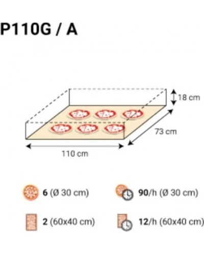 Піч для піци P C/1 A (Moretti Forni)