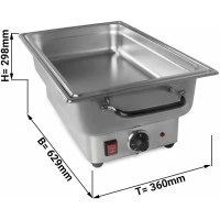 Підігрівач їжі / електричний - 100mm GGM Gastro