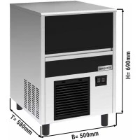 Льдогенератор - циліндр - 40 kg/ 24 h GGM Gastro
