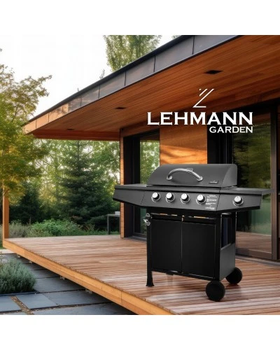Газовий гриль Lehmann Ohio 9.3 kW 32.5 см x 61 см