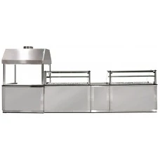 Теплова вітрина 1,25 м - 3x GN 1/1 GGM Gastro