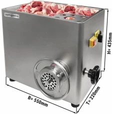 М'ясорубка (продуктивність:620-680 кг/год) GGM Gastro