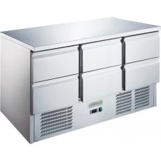 Стіл холодильний GoodFood GF-S903TOP-6D-HC шість шухляд