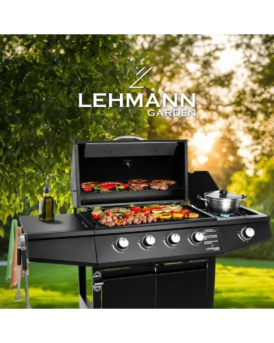 Газовий гриль Lehmann Ohio 9.3 kW 32.5 см x 61 см