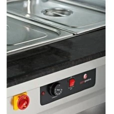 Теплова вітрина 1,25 м - 3x GN 1/1 GGM Gastro