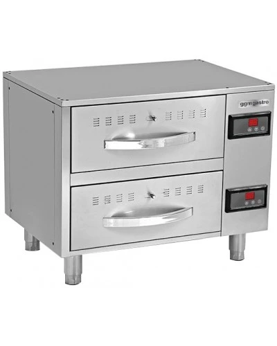 Теплова шафа з 2 шухлядами - 0,82 m - GN 1/1 GGM Gastro