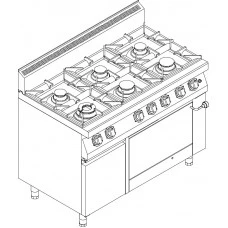Плита газова Kogast PST67/1-O