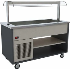 Холодильна витрина - 1,6 x 0,8 m - 4x GN 1/1 GGM Gastro