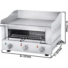 Тостер Roband Griddle 500 - з саламандрою Roband
