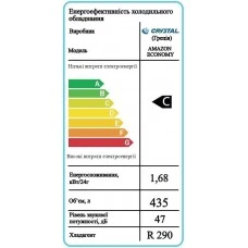 AMAZON ECONOMY Холодильна шафа CRYSTAL S. A. Греція