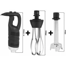 Міксер погружний (набір) з 300mm ніж-ногою - 650 Watt GGM Gastro