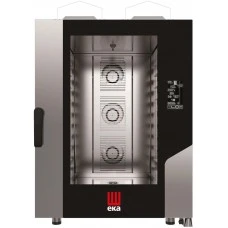 Конвекційно-парова газова піч Millennial Black Mask Bakery, 10x 600x400mm -електронне управління, Tecnoeka, 18kW, 850x1035x(H)1231mm