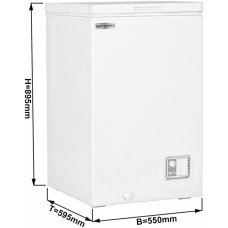 Морозильна ларь - 120 Л - білий GGM Gastro