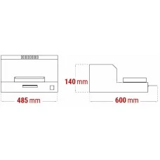 Трейсилер - Heizfläche: 385 x 125 mm GGM Gastro