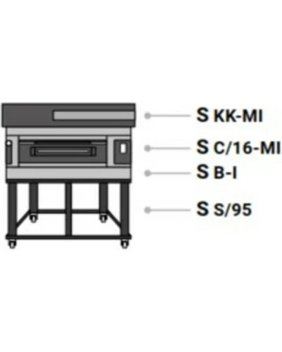 Піч для піци S50E Icon 1/S (Moretti Forni)