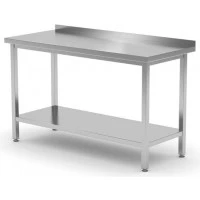 Стіл зі стільницею та полицею, на болтах – настінний 1800x700x850 mm