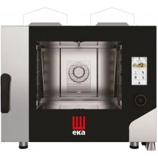 Конвекційно-парова газова піч Millennial Touch Screen Bakery з системою очищення, 4x 600x400мм - електронне управління, Tecnoeka, 9,3кВт, 850x1035x(H)800мм