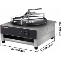 Апарат для млинців - 1 пост - Ø 40 cm GGM Gastro