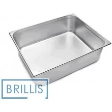 Гастроємність Brillis н/ж сталь GN 2/1-200 мм (650x530x200мм)